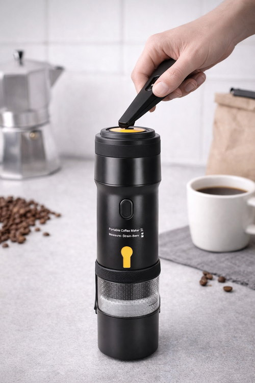 BrewNest Go™ – Portable Espresso Maker