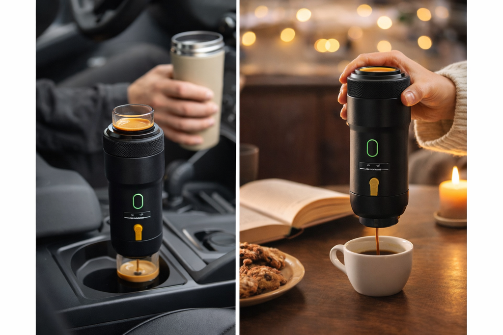 BrewNest Go™ – Portable Espresso Maker